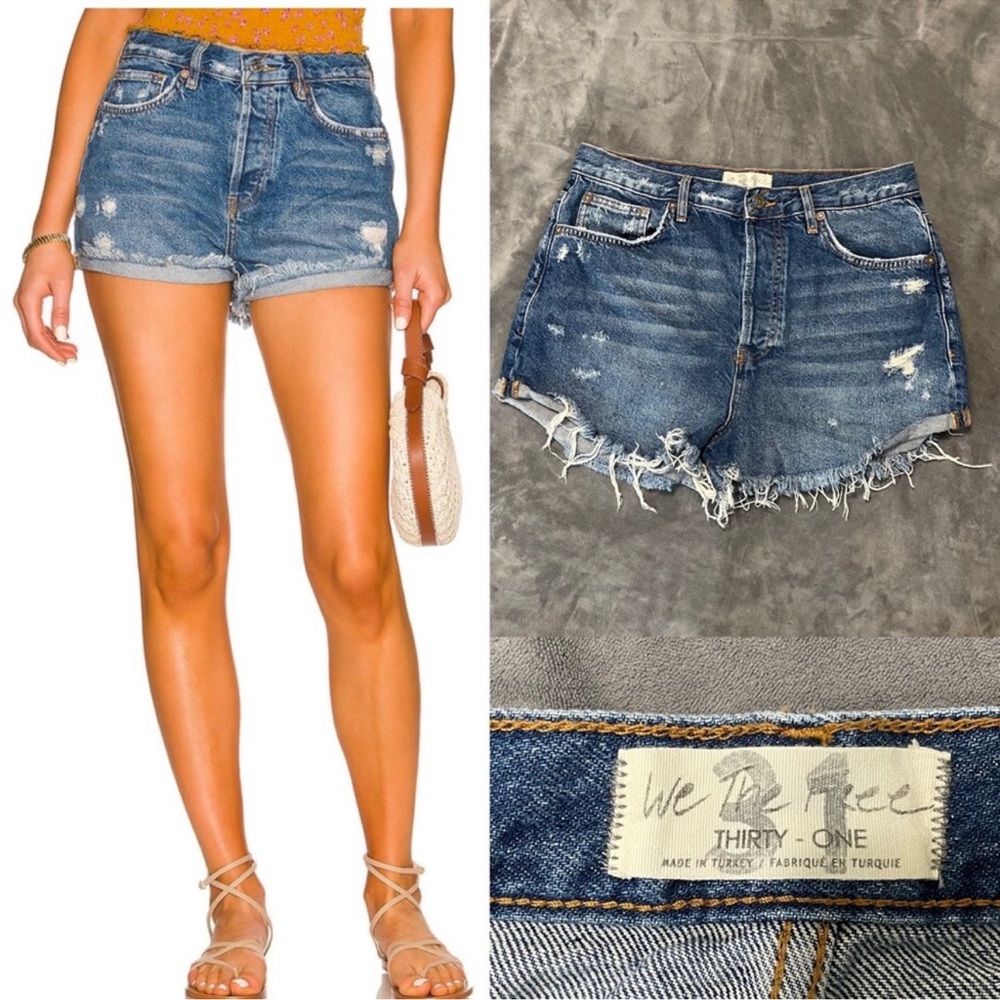 Free People Denim Shorts